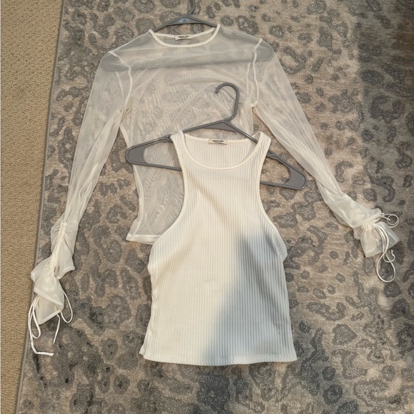 Mistress Rocks Off White Layered Top - Picture 5 of 5